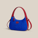 Urban Crochet Handcrafted Hobo Bag-Blue