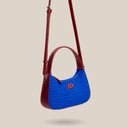 Urban Crochet Handcrafted Hobo Bag-Blue