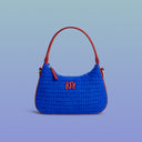 Urban Crochet Handcrafted Hobo Bag-Blue